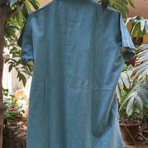 Fabindia Blue Shirt