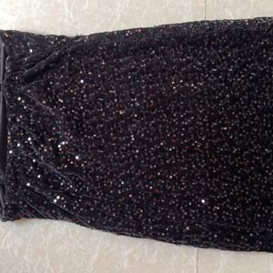 Pice Drop 🥳Chic Black Sequin Dress - Worn Once!
