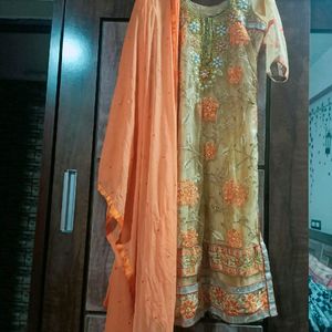 Kurta Set with Salwar and Duppata