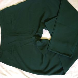 Green Formal Pant For Women