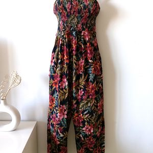 Tropical Ankle Length Jumpsuit