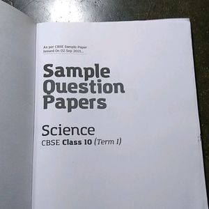 Class 10 Science Sample Question Book