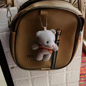 Siling Bag With Cute Teddy