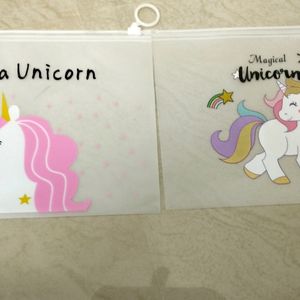 6 Pcs🦄Unicorn and Avengers Silicon Pouch for Kids