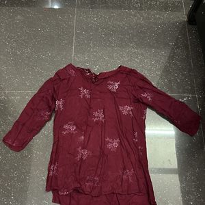 MAROON NIGHT SUIT