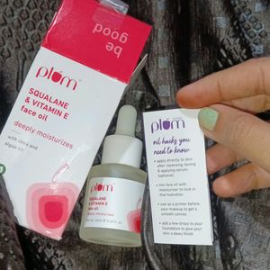 Plum Squalane And Vitamin E Face Oil