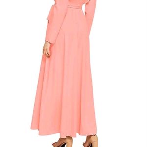 Midnight Sky Women's Long Sleeve Ruffle Maxi Dress