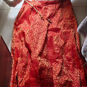 RED LEHNGA/ETHNIC SKIRT