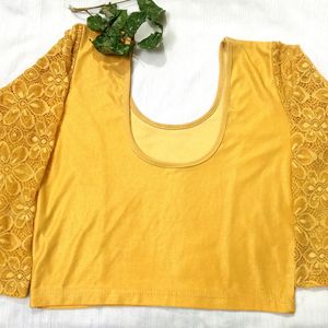 Golden Blouse At Low Price