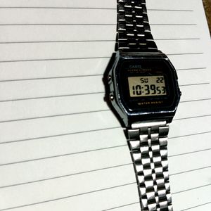 Casio Silver Stain Less Steel Wrist Watch