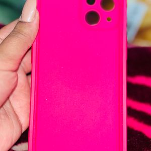 Iphone 13/14 Hot Pink Case With Pop Socket