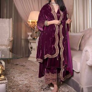 Pakistani Velvet Suit