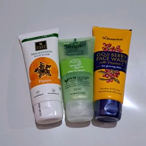 3 Face Wash Combo