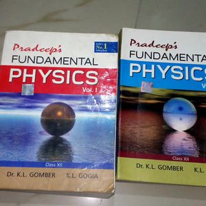 Pradeep's Fundamental Physics Vol  1st and 2nd