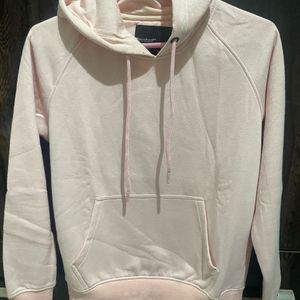 Baby Pink Hoodie With Cap