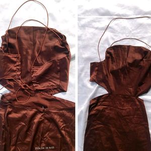 Brand New ( Urbanic) Coffee Brown 🤎 Satin Slip