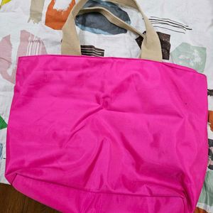 Bright Pink Tote Bag Women