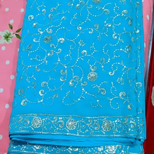 Embroidered Sequence Saree