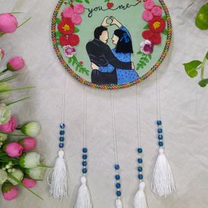 Couple Embroidery Hoop