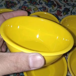 6p Yellow Bowl Set