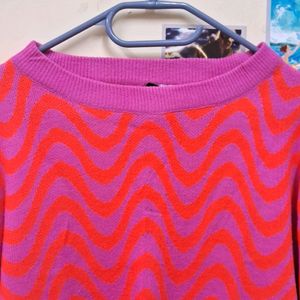 Soft Jacquard Knit Sweater