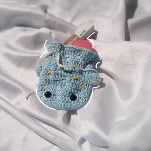 Crochet Bluewhale Pouch 👝