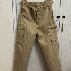 Khaki Cargo Denim