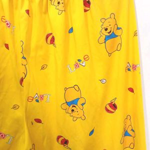 Cute Pooh Printed Women's Pyjama