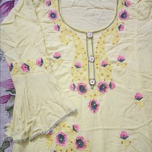 Kurti Plazzo With Dupatta