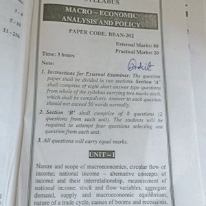 macro economic analys