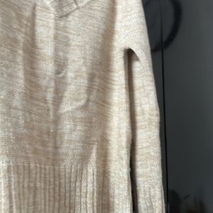 Woollen Cute Beige colour sweater