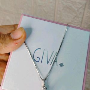 Giva Dizzle Drop Silver Pendant ✨