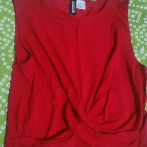 Red Crop Top Size -XS