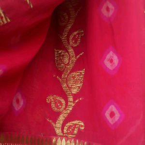 Red Festive Wear Saree