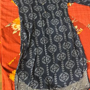 Beautiful Navy Blue Kurta