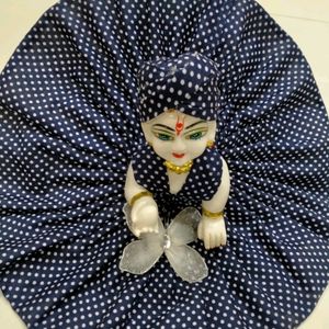 Beautiful Blue Dress With Pagdi Available For Ladoo Gopal Ji