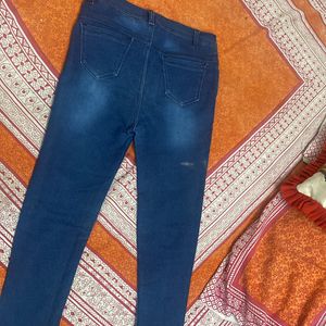 Blue  Stretchable Denim