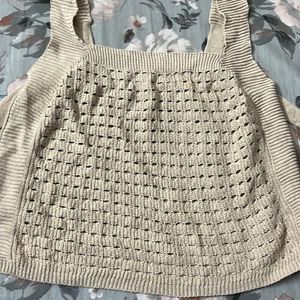 Crochet Knit Top