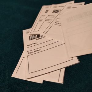 Freeup & Delhivery Shipping Labels : Pack Of 20