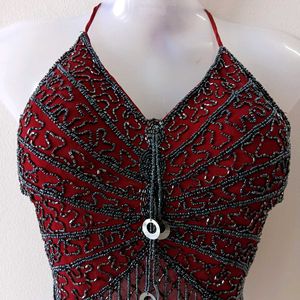 Stunning Heavy Beaded Party Wear Top