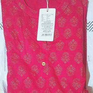 Trendy Rose Colour Kurti For Women