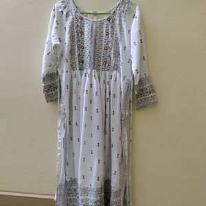 Festive Off White Kurta