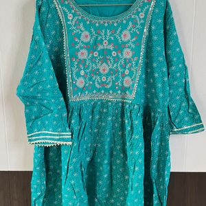 Short Anarkali With Duppta