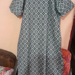 Green Cotton Kurta