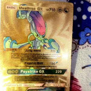 Real Golden Editon Pokemon Card