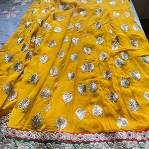 Yellow Coloured Lehenga With Dupatta