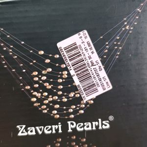 Zaveri Pearls Earrings And Mangtikka Set