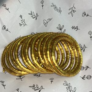 Spiral Golden Cuff Hand Bracelet