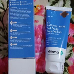 1% Salicylic Acid Gel Facewash( The Derma Co)100ml