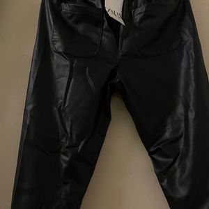 Zara Leather Trousers